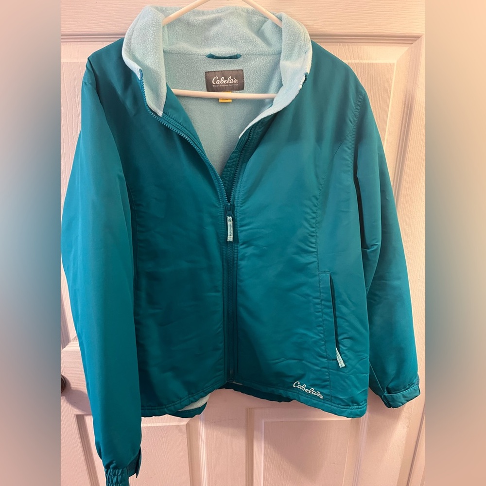 Cabela's Teal Winter Jacket -Ladies size XL
